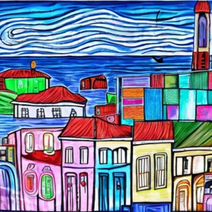 Artistic representation for My Town : Marlin Dreaming Semisi Maiai Favourite Places in Dunedin ## **Please provide the title below:** My Town: Marlin Dreaming Semisi