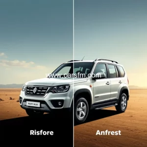 Artistic representation for Transforming maruti xl6: pre-facelift vs.