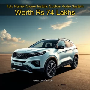 Artistic representation for Tata Harrier Owner Installs Custom Audio System Worth Rs 74 Lakhs