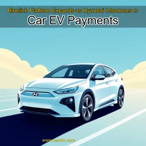 Artistic representation for Bluelink Platform Expands as Hyundai Introduces In Car EV Payments