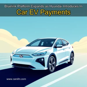 Artistic representation for Bluelink Platform Expands as Hyundai Introduces In Car EV Payments