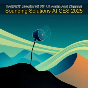 Artistic representation for BARROT Unveils Wi Fi7 LE Audio And Channel Sounding Solutions At CES 2025