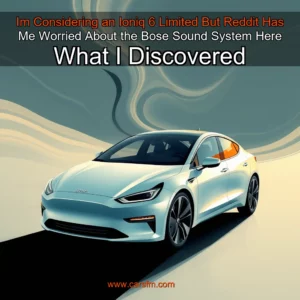 Artistic representation for Im Considering an Ioniq 6 Limited But Reddit Has Me Worried About the Bose Sound System Here What I Discovered