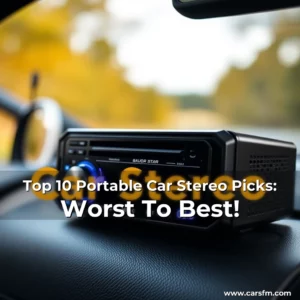 Artistic representation for Top 10 Portable Car Stereo Picks: Worst To Best!