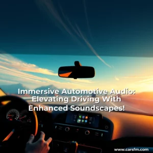 Artistic representation for Immersive Automotive Audio: Elevating Driving With Enhanced Soundscapes!