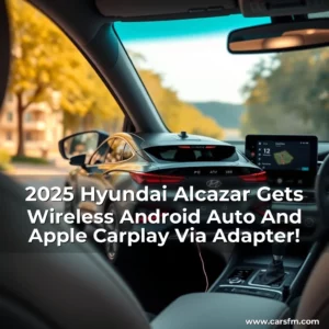 Artistic representation for 2025 Hyundai Alcazar Gets Wireless Android Auto And Apple Carplay Via Adapter!