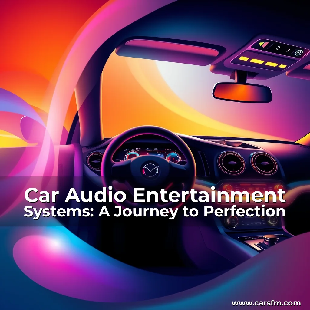 Artistic representation for Car Audio Entertainment Systems: A Journey to Perfection