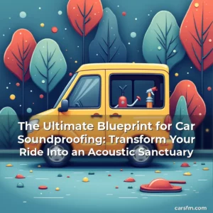 Artistic representation for The Ultimate Blueprint for Car Soundproofing: Transform Your Ride Into an Acoustic Sanctuary