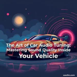 Artistic representation for The Art of Car Audio Tuning: Mastering Sound Quality Inside Your Vehicle