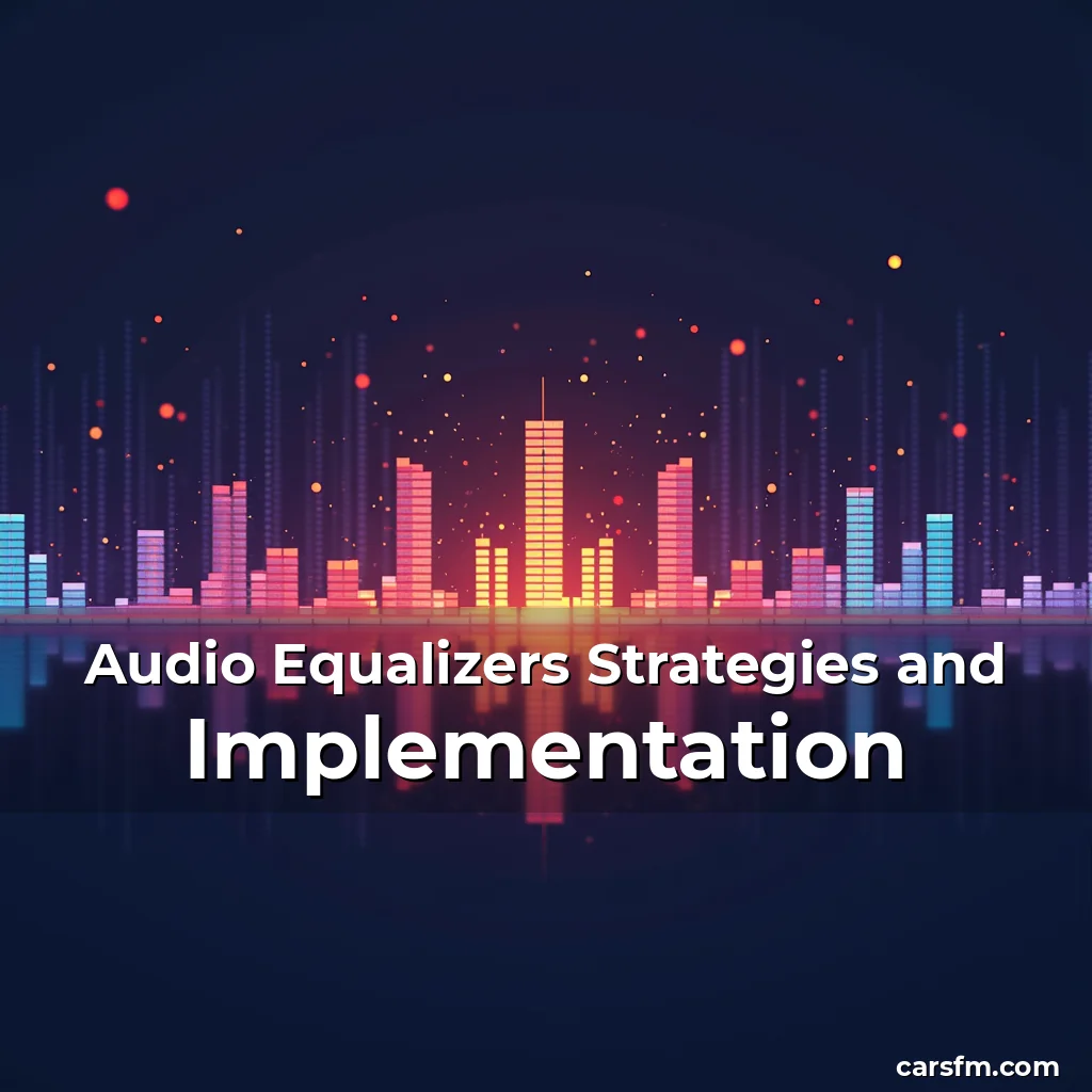 Artistic representation for Audio Equalizers Strategies and Implementation