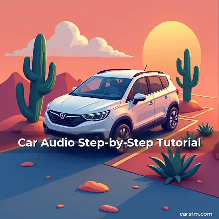 Artistic representation for Car Audio Step-by-Step Tutorial