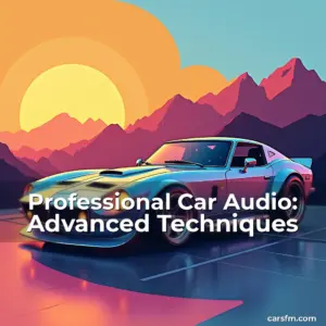 Artistic representation for Professional Car Audio: Advanced Techniques